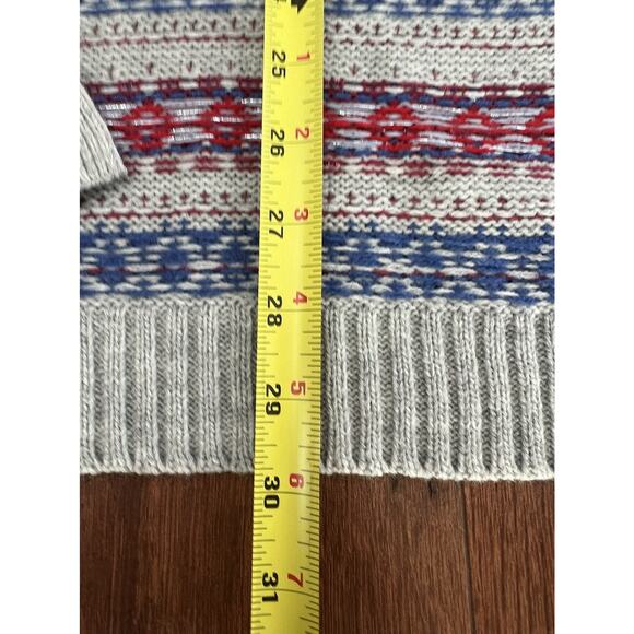 LANE BRYANT Fair Isle Open Front Knit Cardigan Jacket - Picture 12 of 12